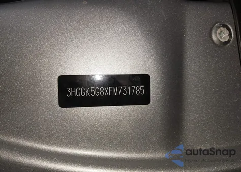 2015 Honda Fit Ex из США, поврежденный, VIN 3HGGK5G8XFM731785